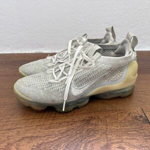 Nike vapormax Flyknit Explorer Womens Size 8 Light White And Rose Gold Shoes